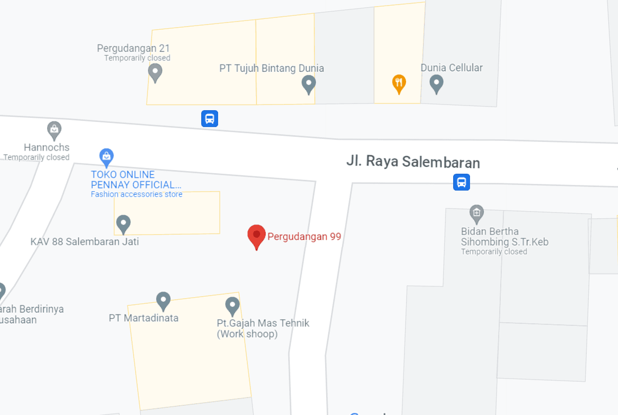 Image of our location on google map